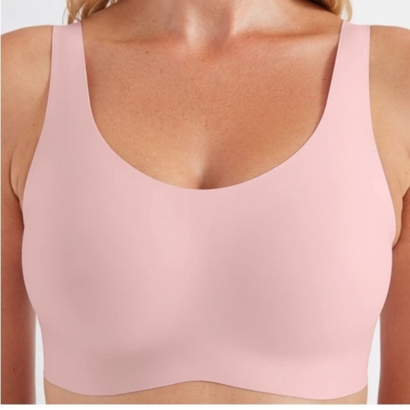 Knix Revolution Adjustable Pullover Bra Rose Water Baby Pink Sz M Everyday - Picture 1 of 15